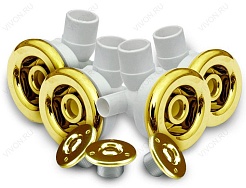 Aessel  Комплект гидро-аэромассажа Aessel Колорадо Микст (золото) + массаж спины 12 форсунок – фотография-1