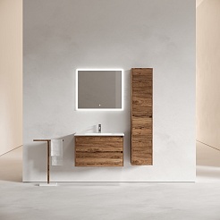 Sancos Мебель для ванной Libra 80 дуб чарльстон – фотография-3