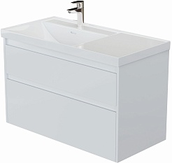 Aquanet Мебель для ванной Nova Lite 2.0 90 L подвесная белая – фотография-5