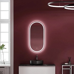 Sancos Зеркало Oval 45/90 с фронтальной подсветкой OV45F – фотография-4