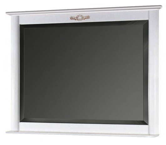 Водолей Зеркало для ванной "Анжелика 110" белое – фото-1