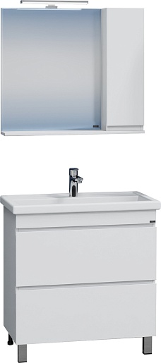 СанТа Мебель для ванной Марс 80 белая – фото-1