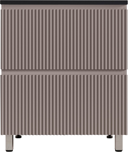 Style Line Тумба с кварцевой раковиной антрацит Марокко 70 Plus Соул тауп темный – фото-1