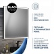 Teymi Зеркало Helmi Black Edition 60/80 LED сенсор на взмах T20303IR – фотография-18