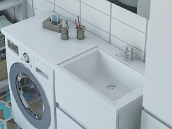 Misty Умывальник Эстет Даллас 120 R – фотография-4