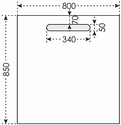 СанТа Мебель для ванной Лондон 80 подвесная 2 ящика белая – фотография-11