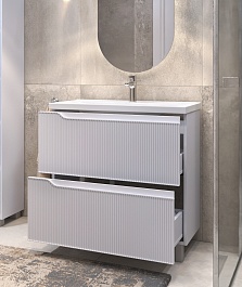Vigo Мебель для ванной Neo 800-0-2 белая – фотография-8