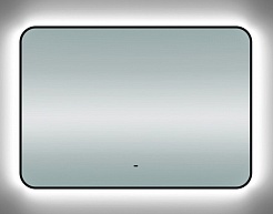 Teymi Зеркало Solli Black Soft Line 100/70 LED сенсор на взмах T20231S – фотография-1