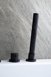 Allen Brau Смеситель на борт ванны Priority 5.31007-31 (с внутренней частью) черный матовый – фотография-4