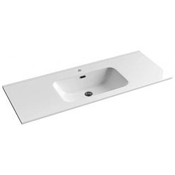 Sancos Тумба с раковиной Norma 2.0 120 белый глянец раковина Element 121 CN7006 – фотография-6