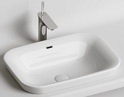 Ceramicanova Мебельная раковина Element 58 CN6041 белая – фотография-1