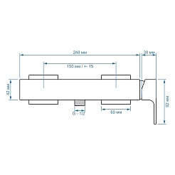 Paini Смеситель для душа Grazia 21CR511 хром – фотография-3