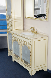 Misty Мебель для ванной Элис 100 бежевая патина – фотография-3