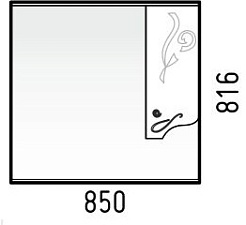 Corozo Зеркало-шкаф Венеция 85/С – фотография-2