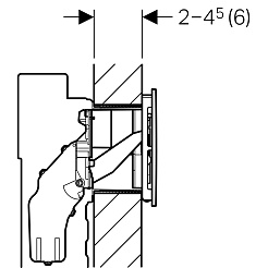Geberit Кнопка смыва Sigma 40 115.600.SJ.1 с системой очистки воздуха – фотография-3