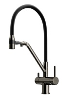 Sancos Смеситель для кухни Dora SC4003GG вороненая сталь