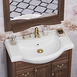 Opadiris Тумба под раковину Риспекто 80 орех антикварный – фотография-6