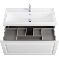 Cezares Тумба с раковиной Giubileo 100 подвесная брашированный ясень – фотография-4