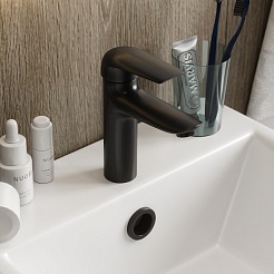 Teymi Смеситель для раковины Hanna T10255 черный матовый – фотография-7