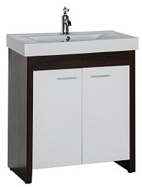 Aquanet Тумба с раковиной "Тиана 75" венге (183654) – фотография-1