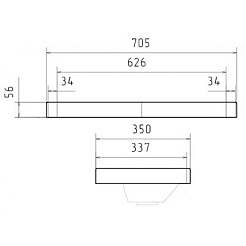 Equil Раковина мебельная Nice 70 9595(70) – фотография-3