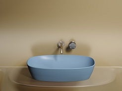 Ceramicanova Мебельная раковина Element 60 CN6049ML голубой матовый – фотография-4