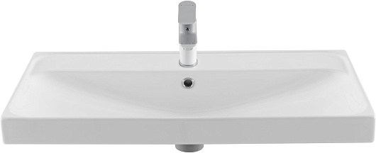 Aquanet Мебельная раковина Flash Mini 80 белая – картинка-3