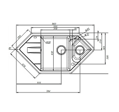Iddis Мойка гранитная Vane G V28P965i87 песок – фотография-2