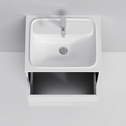 Am.Pm Тумба под раковину Func 60 подвесная белая матовая – фотография-3