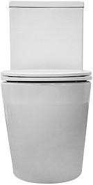 Azario Унитаз-моноблок Velluto AZ-6281 безободковый с бачком с сиденьем микролифт белый – фотография-5