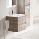 Sancos Тумба с раковиной Libra 60 дуб галифакс натуральный раковина Element 61 CN7001 – фотография-12