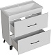 Mixline Тумба под раковину Риф 80 2 ящика белая – картинка-8