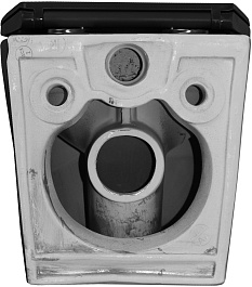 Azario Унитаз подвесной Keras matt black AZ-99046B безободковый черный матовывй – фотография-11