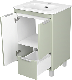 Brevita Тумба под раковину Risacca Pistachio 60 фисташковый – фотография-6