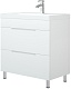 Corozo Мебель для ванной Мадисон 80 Z2 Фостер белая – фотография-16