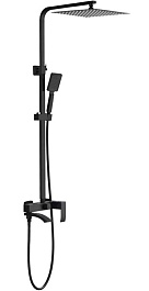 Frap Душевая стойка H803 F24803-16 черная – фотография-1