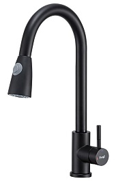 Frap Смеситель для кухни H991 F60991-6 черный – фотография-1