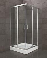 BelBagno Душевой уголок Uno 90/90 UNO-195-A-2-90-C-Cr стекло прозрачное