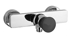 Paini Смеситель для душа Domus 18CR511PZ хром/брашированный чёрный – фотография-1