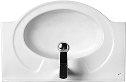 Stella Polare Тумба с раковиной Кармела 75 люкс белое серебро – фотография-14