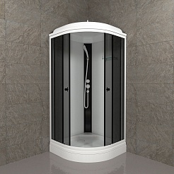 Triton Душевая кабина Грэй Вайт 90/90 А Щ0000067300 – фотография-5