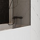 Teymi Шторка на ванну Timo 60x140 профиль черный матовый стекло тонированное – фотография-19