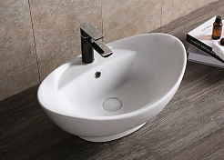 Ceruttispa Раковина накладная 60 CR7003 белая – фотография-2