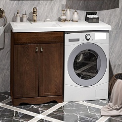 Opadiris Тумба под раковину Клио 56 орех антикварный	 – фотография-1