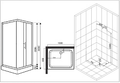 Esbano Душевой уголок ESD-8022 – фотография-15