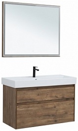 Aquanet Мебель для ванной Nova Lite 100 2 ящика, дуб рустикальный – фотография-1
