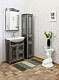 Sanflor Мебель для ванной Адель 65 венге, патина серебро – картинка-10
