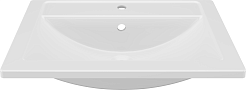 Бриклаер Мебель для ванной Брайтон 70 (Mario) белая матовая/дуб кера – фотография-17