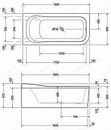 Duravit Акриловая ванна "Esplanade" 700288 – фотография-3