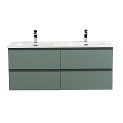 BelBagno Тумба с раковиной Kraft 120-2 подвесная Еловый матовый с раковиной BB1200-2-ETL – фотография-2